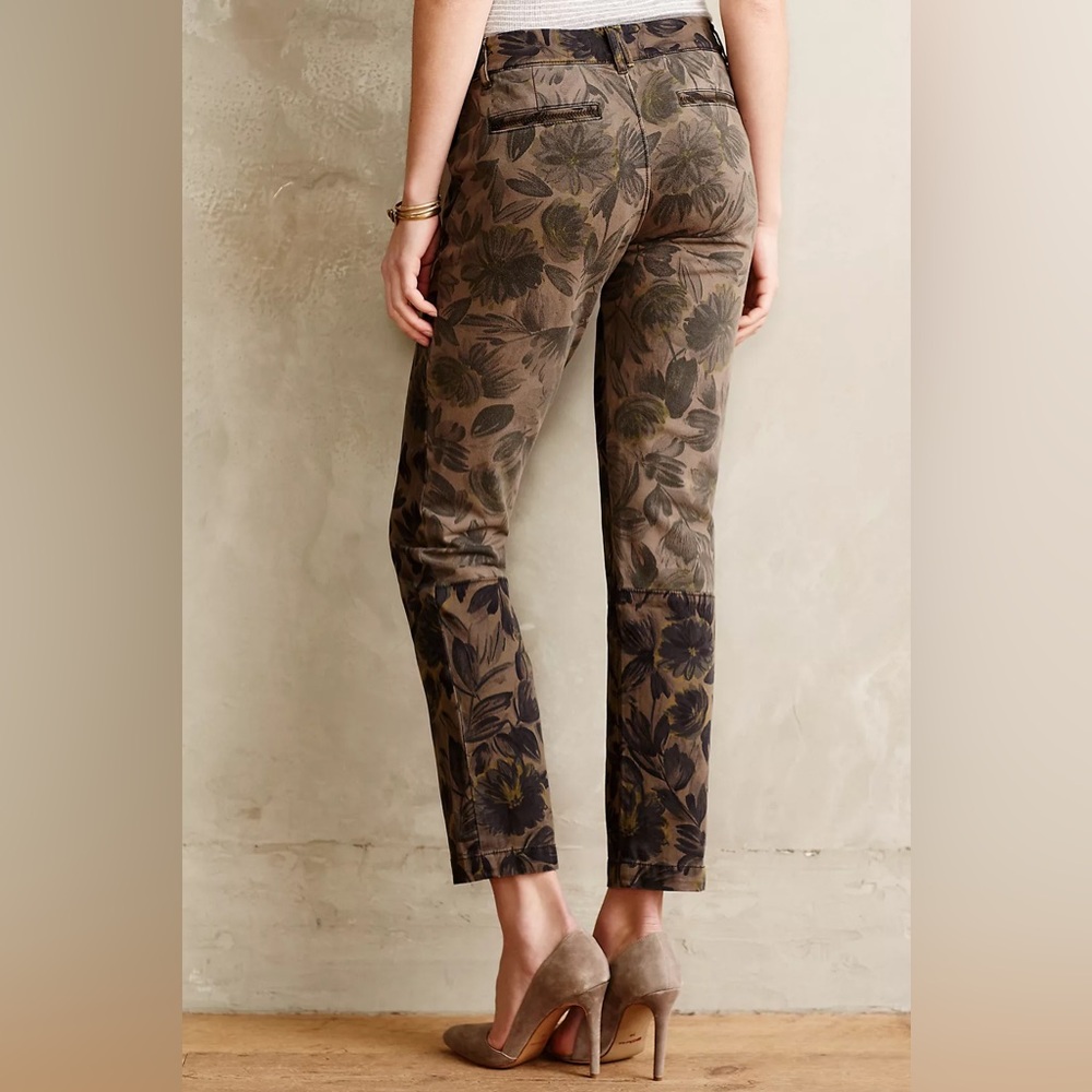 Pilcro Floral Chinos Hyphen Printed Chinos - Picture 2 of 14